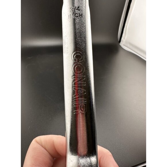 CONAIR 3/4" Instant Heat Curling Iron Chrome and Black 25 Settings Tested Works - Picture 14 of 16